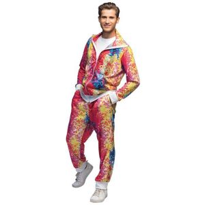 DÉGUISEMENT - PANOPLIE Déguisement survêtement disco multicolore homme - Polyester - Intérieur