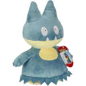 PELUCHE 25cm Peluche Pokémon Munchlax Glaceon Sous licence officielle - Jouet en peluche doux et de qualité - Évoli Evolution