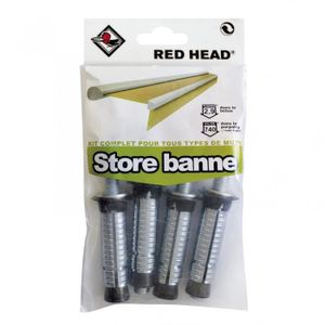 STORE - STORE BANNE  kit chevilles à expansion store de terrasse RED HE