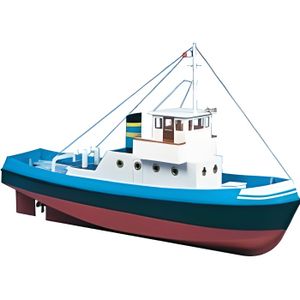MAQUETTE DE BATEAU Maquette bateau bois - SOCLAINE - Le Remorqueur 1/