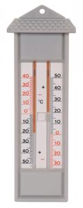 THERMOMÈTRE - BAROMÈTRE Mini-maxi gris/Thermomètre