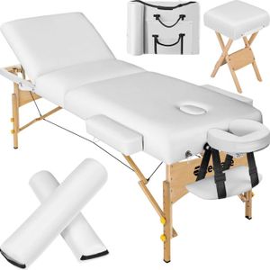 TABLE DE MASSAGE - TABLE DE SOIN TECTAKE Table de massage Pliante 3 Zones 13 cm d’E