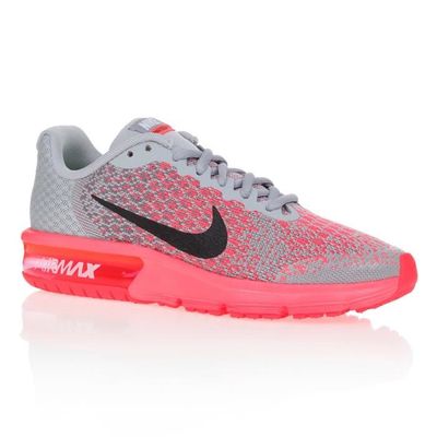 NIKE Baskets Air Max Sequent 2 Enfant fille Gris et rose Gris et rose Cdiscount Chaussures