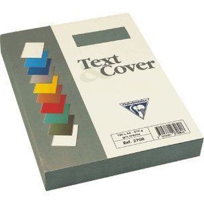 Clairefontaine Ledergeprägtes Papier 270g DIN-A4 Schwarz 100x Text & Cover 2710C