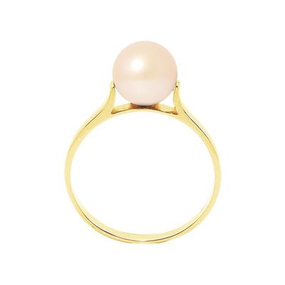 Bague Fleur Verte Réglable - Perle Et Cristal - Taille Ajustable 56 à 66 - Fantaisie