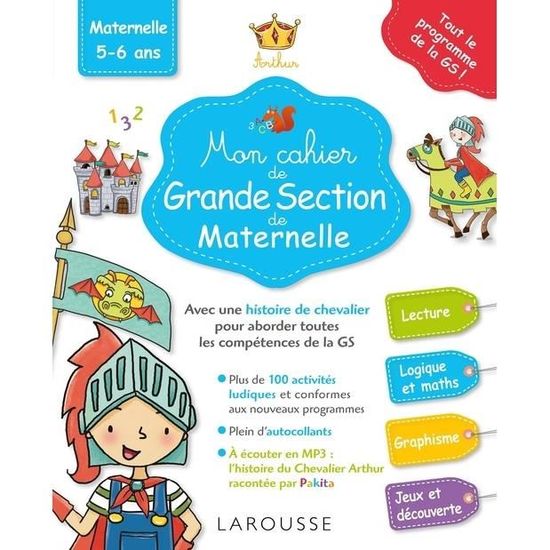 Mon cahier de Grande Section de Maternelle - Cdiscount Librairie