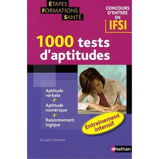 1000 Tests D aptitudes Cdiscount Librairie