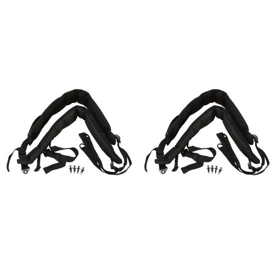 Kit De Sangles De Cheville Pour Snowboard – Nylon Haute élasticité, 3 Tailles, Vis Et Boucles Incluses