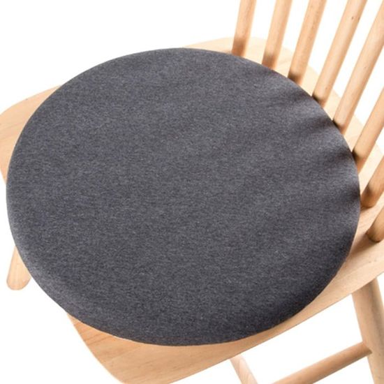Coussin de chaise rond antidérapant confortable pour chaises de