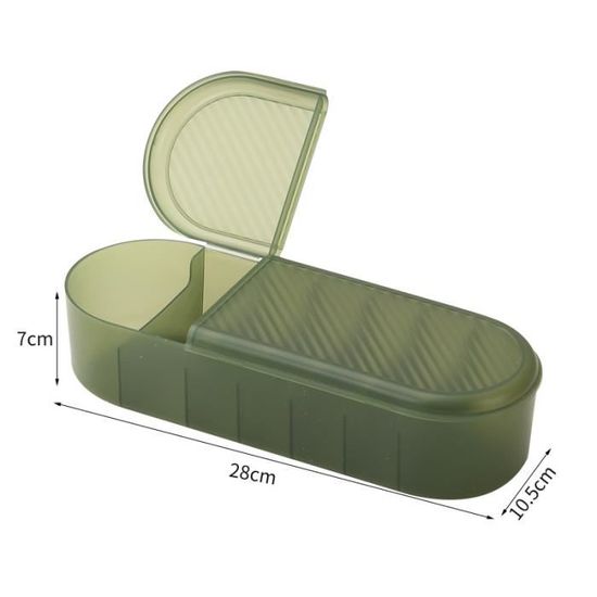 Boîte De Rangement Pour Câbles – Transparente, Avec Couvercle, Anti-poussière, Dimensions 9.1x4.6x7.8 Cm, Pour Bureau Ou Maison