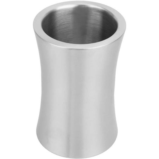 Bar Craft Seau à Glace Isotherme Double Paroi En Acrylique Avec Pince - Élégant Et Pratique