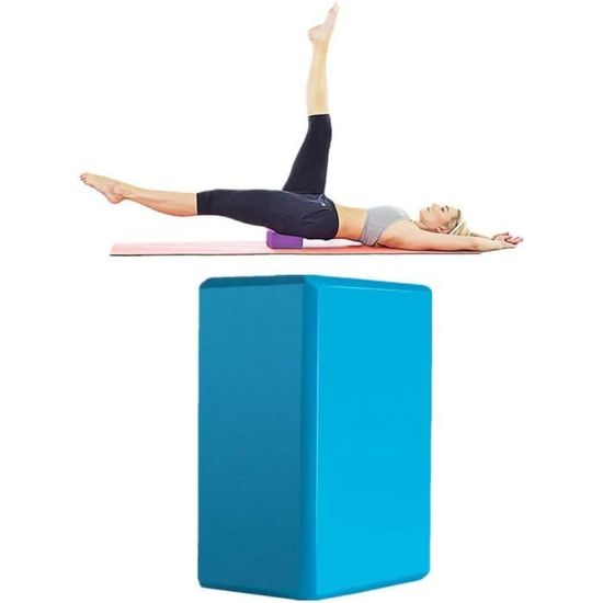 Lot De 2 Briques De Yoga En Liège Naturel - Antidérapantes, Stables, Pour Débutants Et Experts | 12x22,5x7 Cm