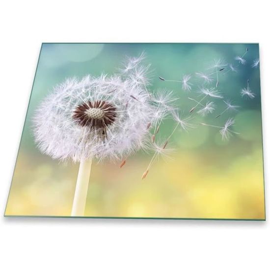 TMK Plaque De Recouvrement, 60 X 52 Cm, En Verre, Décorative, Pour