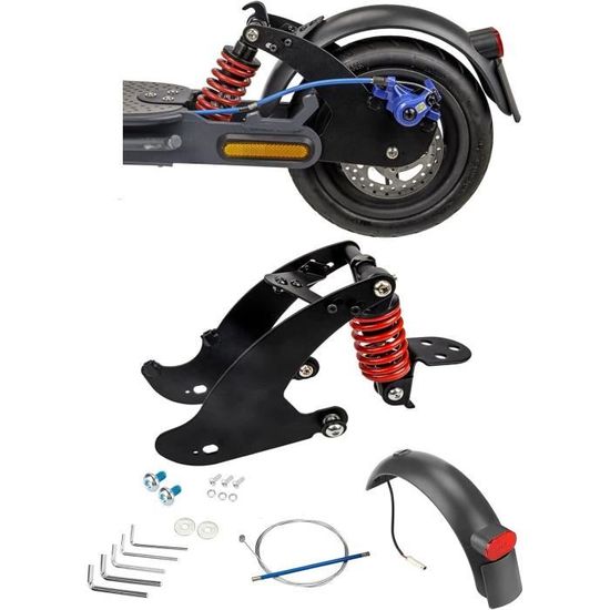 Fututech Kit Amortisseur Suspension Arrière Complet Pour Xiaomi Mi 3 - Avec Garde-Boue Et Feu Freinage