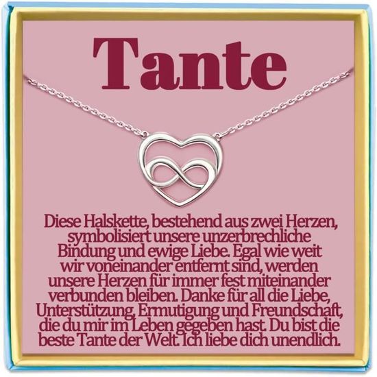 Chaîne De Tante Cadeau Pour Nièce Cadeau D'Anniversaire Idée