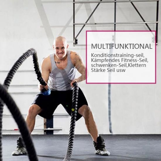 Corde ondulatoire de musculation battle rope Functional Training