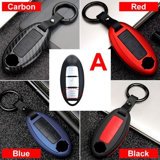 HIBEYO Custodia Per Chiave Auto Nissan In Silicone – Modello Mimetico Rosa, Protezione Antiurto E Portachiavi, Compatibile Con Rogue, Murano, Qashqai - 5