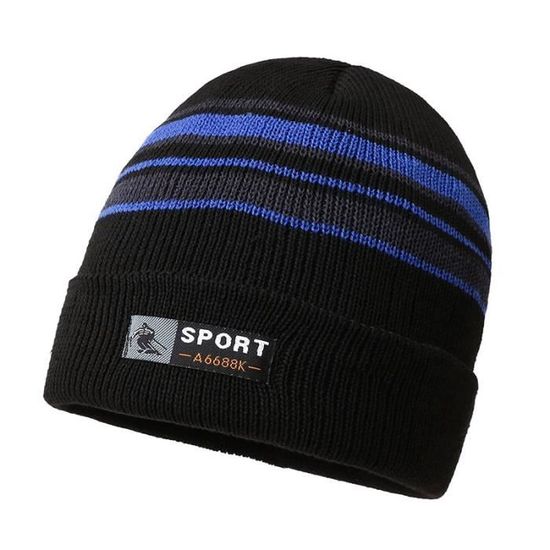 Bonnet Viking Odin - Motif Crâne Et Mythologie Nordique - Unisexe Hiver Chaud - Taille Unique élastique