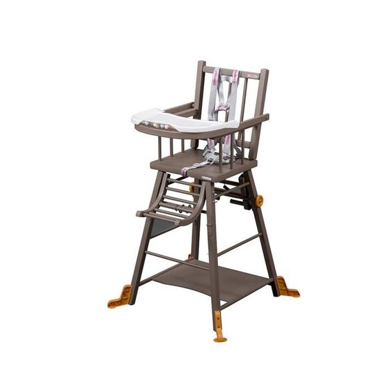 Chaise Haute combelle Sarah Taupe sans tablette