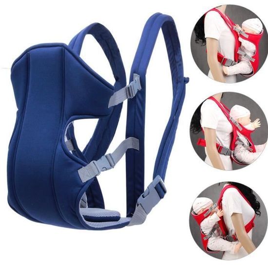 IULONEE Porte-Bébé Écharpe 4 En 1 - Pour Nouveau-né 3-36 Mois - Tissu Respirant - Gris