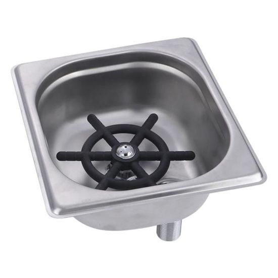 Rinceuse De Verres PLLO Pour Évier - Nettoyeur Haute Pression Pour Tasses, Bouteilles - Acier Inoxydable - Pour Maison, Bar, Café
