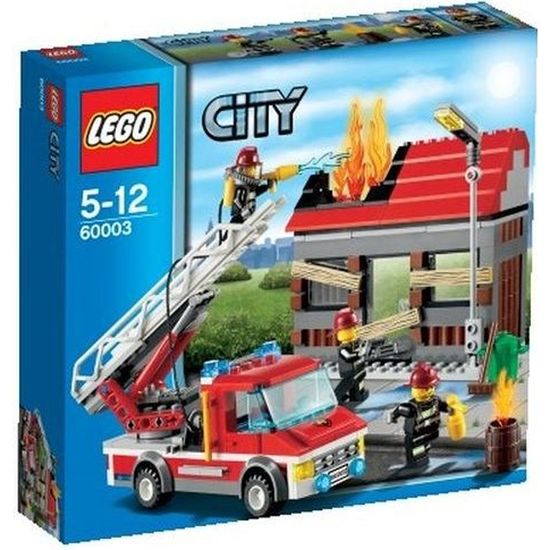 LEGO® City 60003 Intervention du Camion de Pompier - Cdiscount Jeux - Jouets