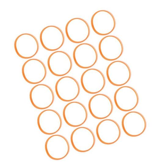 Lot De 20 Courroies D'entraînement Pour Rabot électrique Makita - Réf. BKP180, KP0800, FP0800, N1923BD - Néoprène Haute Résistance (238 Mm) - 10