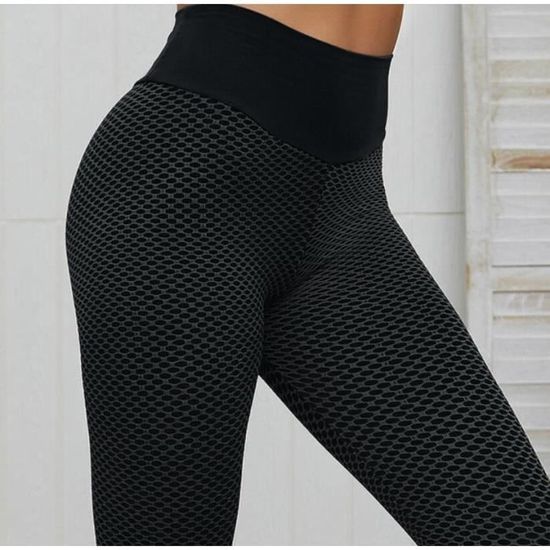 Legging De Sport Sans Couture Pour Fille - En Côtes, Taille Haute - Extensible, Confortable Pour Danse, Gym