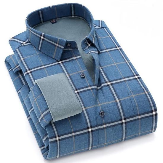 Chemise Simms Coldweather homme 3XL bleu gris à carreaux