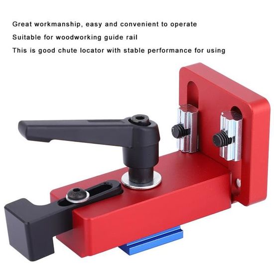 Butée de Rail à Onglet Ergonomique en Dents de Scie Outil Limiteur de Voie de Type T 30 pour le Butée de Rail à Onglet Ergonomique en Dents de Scie Outil Limiteur de Voie de Type T 30 pour le