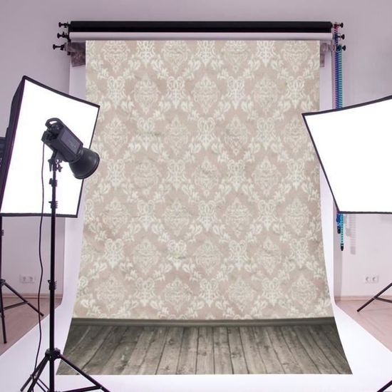 Toile Photo Backdrop Ywei Toile de Fond Backdrop Tissu 90x150cm Planche Rétro Photographie ...
