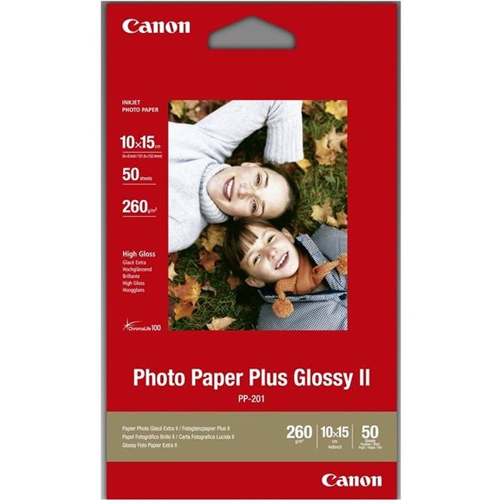 100 Feuilles Papier Photo 10x15 Brillant 200g/m² - Impression Photos Carte Postale Invitation