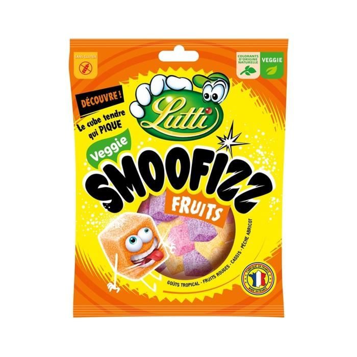 LUTTI Guimauves Smoofizz Fruits - 200 g