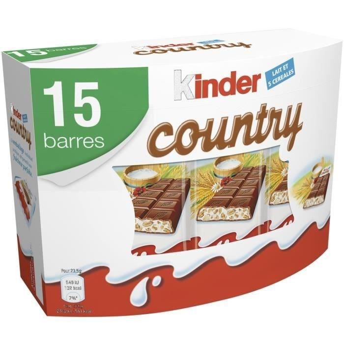 KINDER Gaufrettes chocolatées Country T15 - 353 g