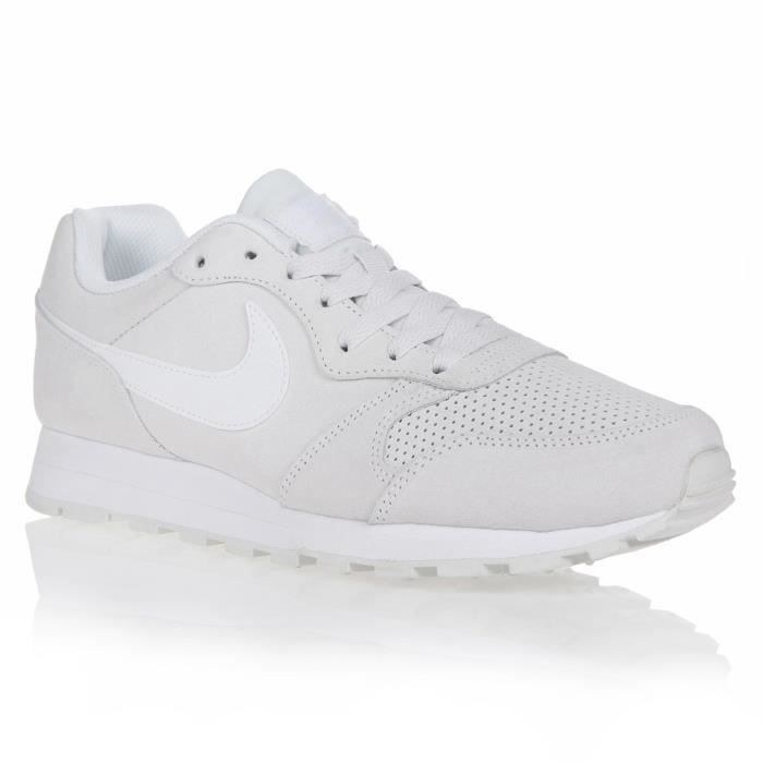 NIKE Baskets MD Runner 2 Suede Homme - Gris clair