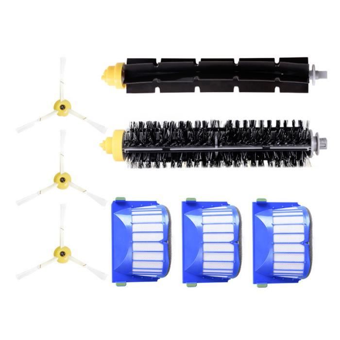 Filtre Brosse de rechange Kit d'accessoires pour Roomba 600 et robot de piscine LLM90612100