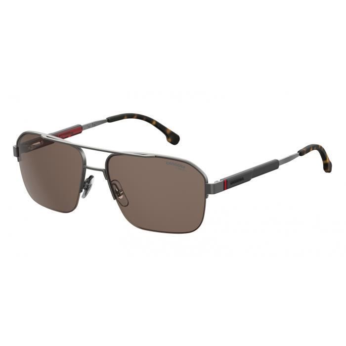 Carrera Eyewear lunettes de soleil 8028/S R80/70 hommes argent mat