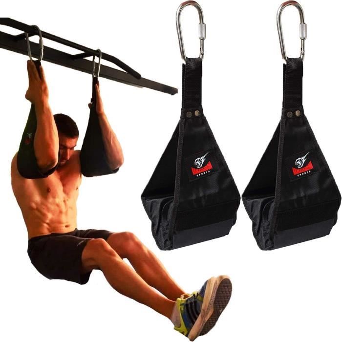 ARMAGEDDON SPORTS Premium AB Straps Sangles Abdominaux Abdo De Traction Abdominale Strap D'entraînement Sling Musculation