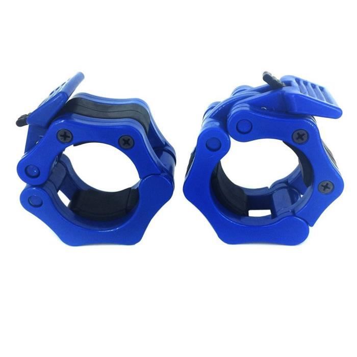 50mm une paire de colliers de mâchoire de verrouillage olympiques haltères muscle pince bar boucle de barre nochalofo 3626 ylzz