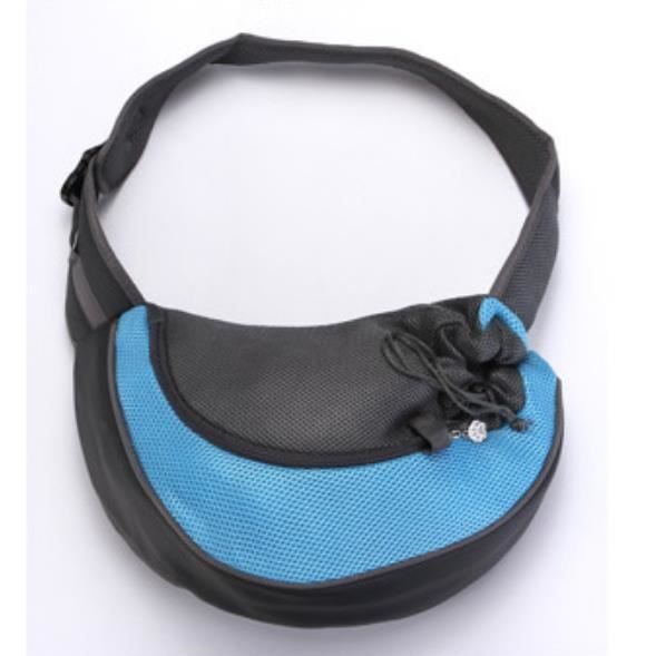 Sac de Transport Bandoulière pour Chien Chat, Sac Porte Chien Sac Bandoulière pour Chien 31*24*22cm Bleu Clair