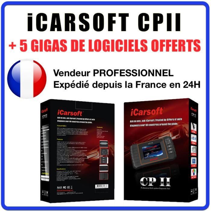 Valise Diagnostique PEUGEOT et CITROEN - iCARSOFT CPII PSA LEXIA DIAGBOX PP2000