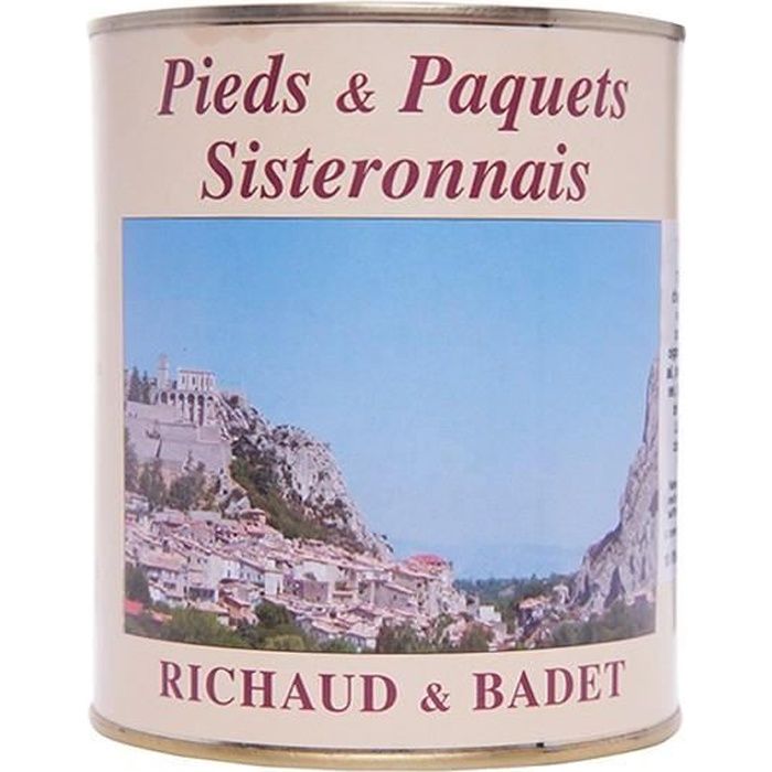Pieds et Paquets Richaud Badet 820 gr