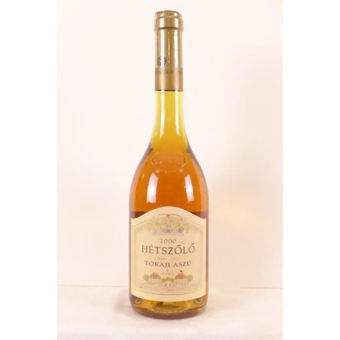50 cl tokaji aszu hétszolo 3 puttonyos liquoreux 2000 - Hongrie