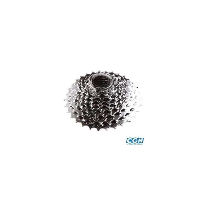 Cassette 9v. sunrace chrome - 11-32dts (compatible shimano)
