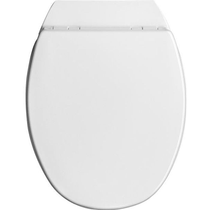 Abattant WC en bois compressé déclipsable PALADIN