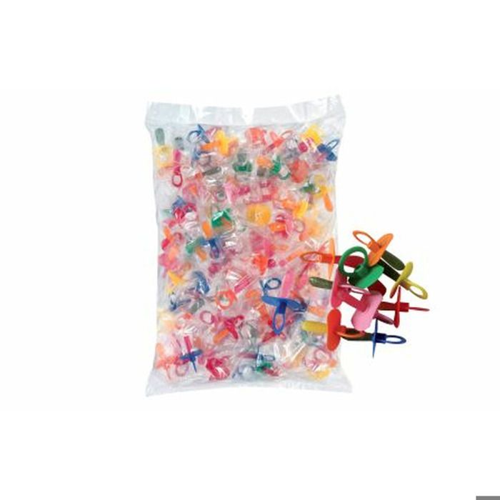 Sucettes colorées, sucettes, 100 pièces