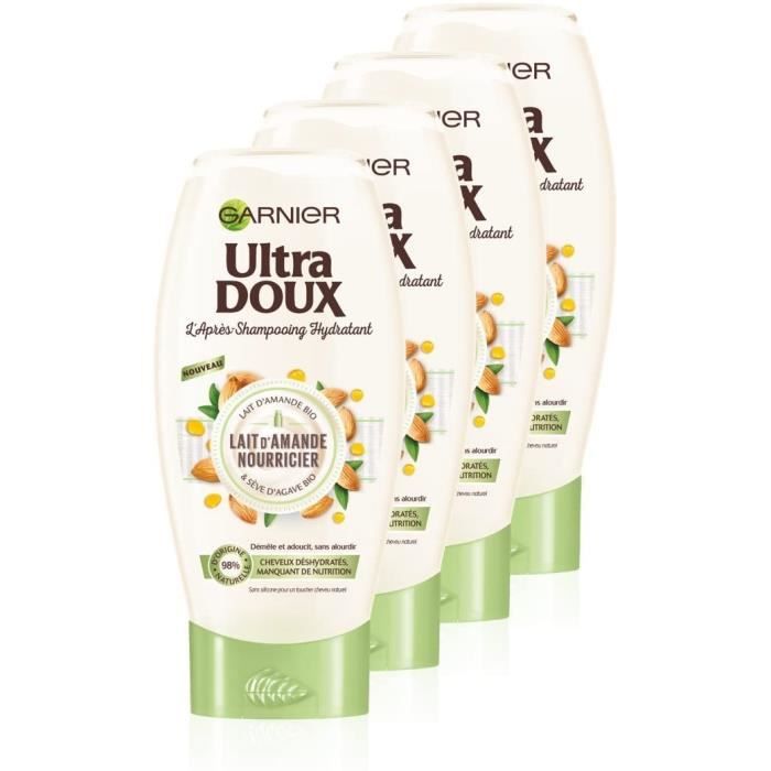 Après-shampooings Garnier Ultra doux Après-Shampooing Hydratant Lait d'Amande Nourricier 200 ml 225134 Après-shampooings Garnier Ultra doux Après-Shampooing Hydratant Lait d'Amande Nourricier 200 ml 225134,ULTRA DOUX,