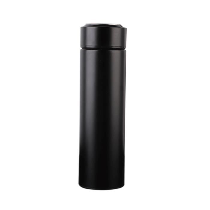 500 ml en acier inoxydable bouteille isotherme café isotherme tasse de bouteille d'eau noir 500ml