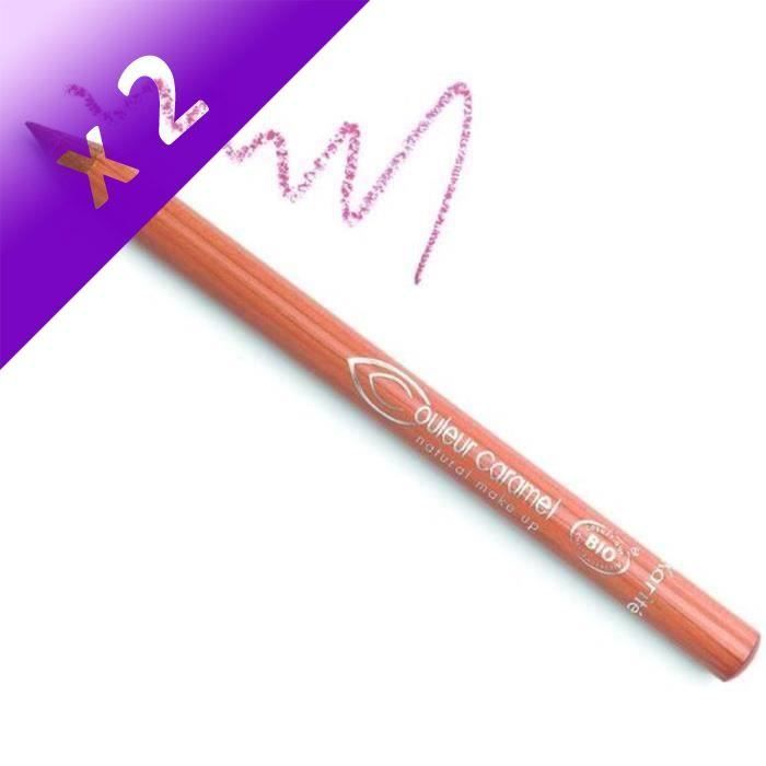 COULEUR CARAMEL Crayon lèvres beige rosé (Lot de 2)
