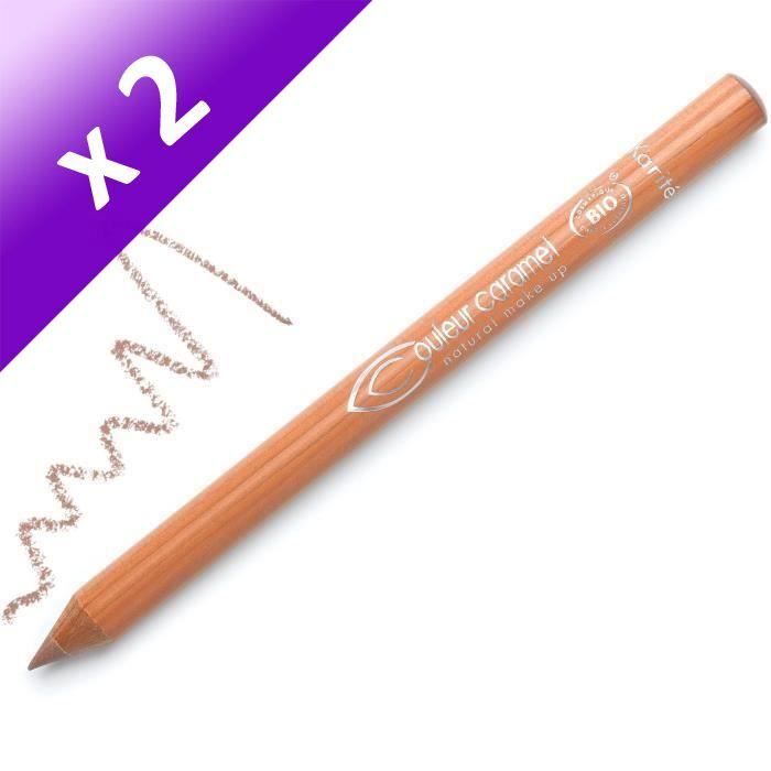 COULEUR CARAMEL Crayon Yeux et Lèvres Beige BIO (Lot de 2)